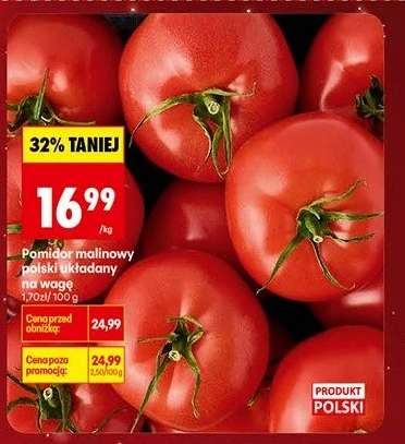 Pomidor malinowy polski układany na wagę