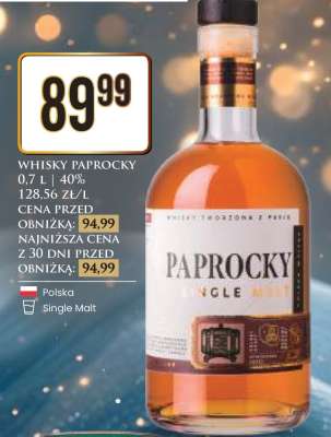 WHISKY PAPROCKY