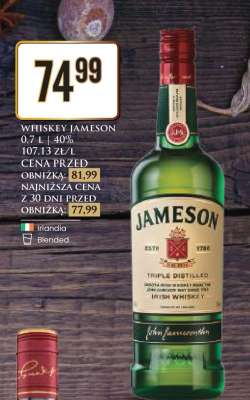 WHISKEY JAMESON 0,7 L | 40%
