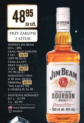 WHISKEY JIM BEAM 0,5 l 40%