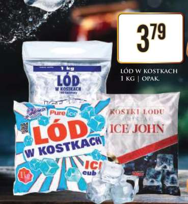 Lód w kostkach