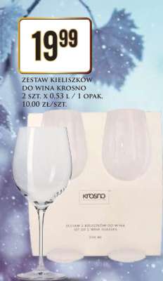 Zestaw kieliszków do wina Krosno