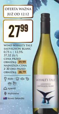 Wino Whale's Tale Sauvignon Blanc