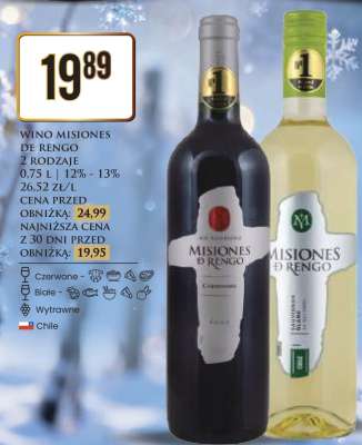 Wino Misiones De Rengo