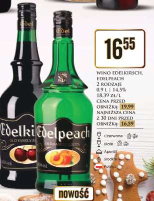 Wino Edelkirsch, Edelpeach
