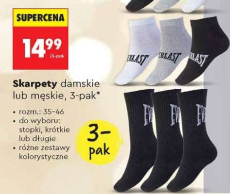 Skarpety damskie lub męskie 3 pak