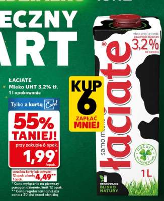 ŁACIATE Mleko UHT 3,2% tł.