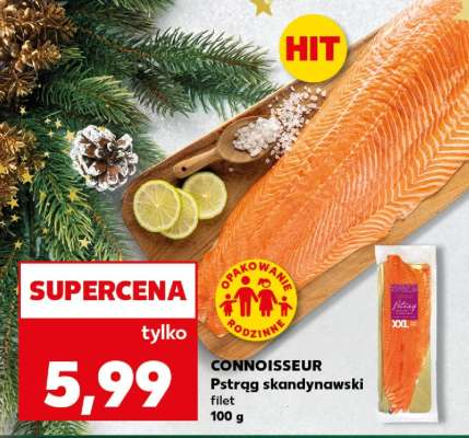 CONNOISSEUR Pstrąg skandynawski filet 100 g