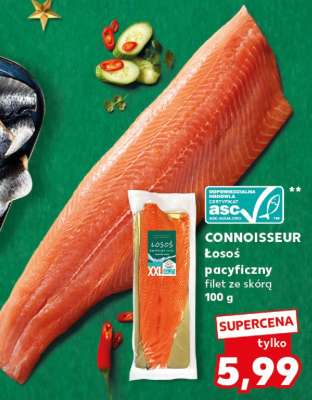 CONNOISSEUR Łosoś pacyficzny filet ze skórą
