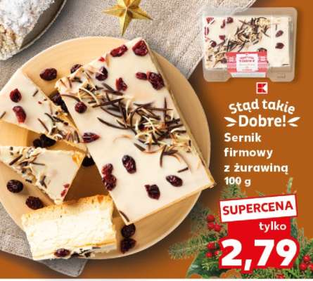 Sernik firmowy z żurawiną 100 g