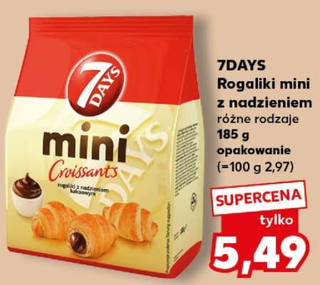 7DAYS Rogaliki mini z nadzieniem