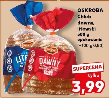 OSKROBA Chleb dawny, litewski 500 g opakowanie