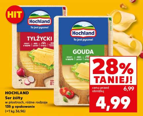 HOCHLAND Ser żółty