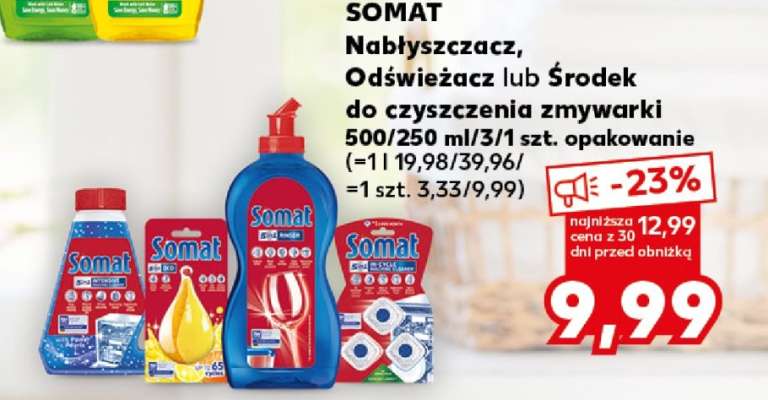 SOMAT Nabłyszczacz, Odświeżacz lub Środek do czyszczenia zmywarki