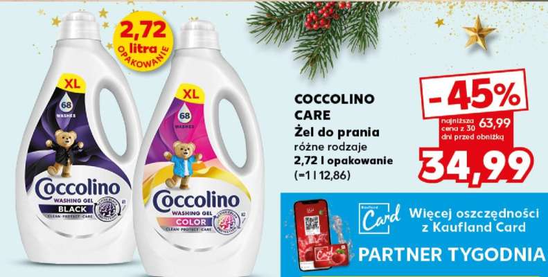 COCCOLINO CARE Żel do prania różne rodzaje