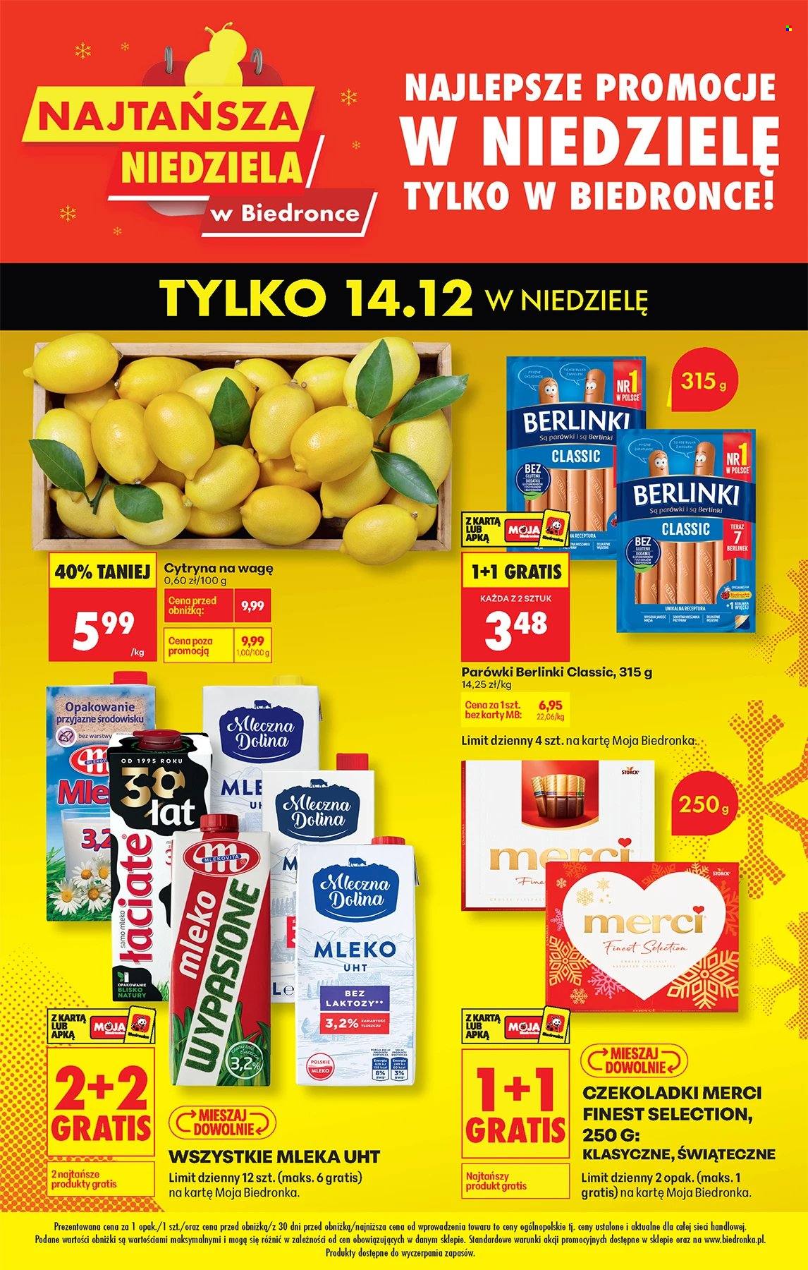 Gazetka Biedronka - 14.12.2025 - 14.12.2025. Strona 1