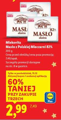 MLEKOVITA Masło z polskiej mleczarni 82%