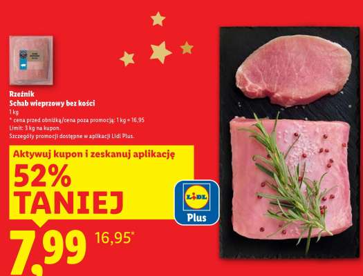 Reźnik Schab wieprzowy bez kości