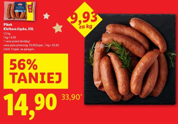 PIKOK Kiełbasa śląska, XXL