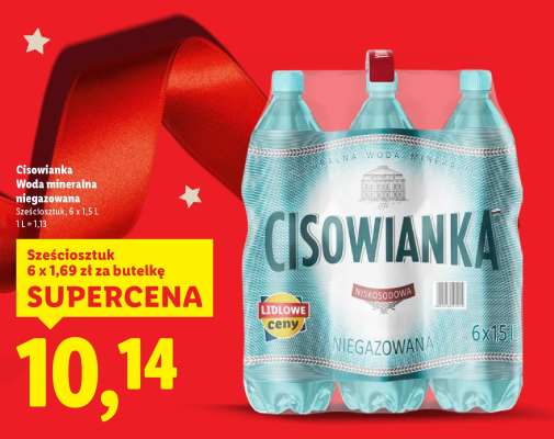 CISOWIANKA Woda mineralna niegazowana