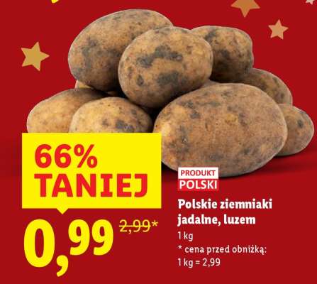 Polskie ziemniaki jadalne, luzem