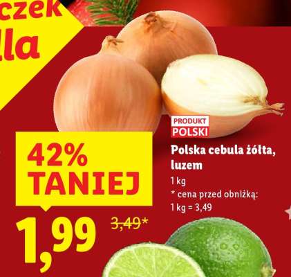 Polska cebula żółta luzem