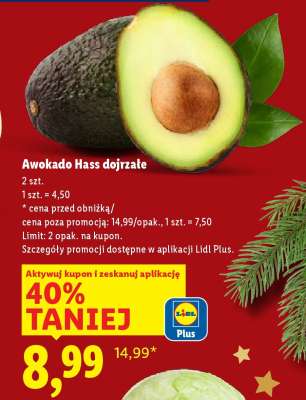 Awokado hass, dojrzałe