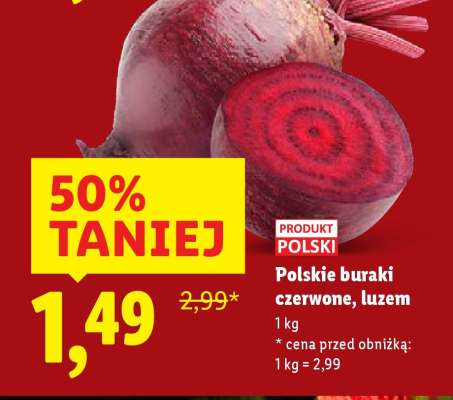 Polskie buraki czerwone, luzem