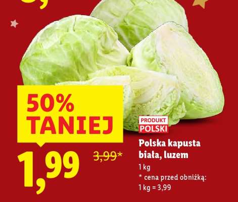 Polska kapusta biała, luzem