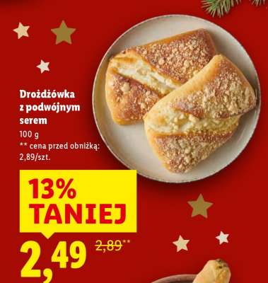 Drożdżowka z podwójnym serem