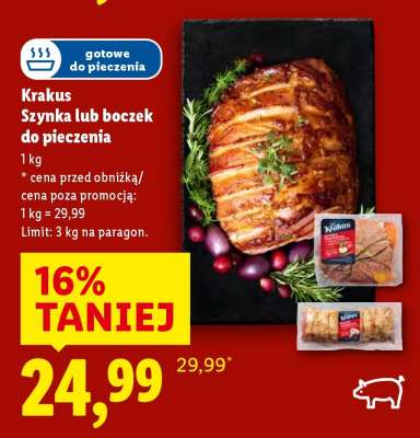 Krakus Szynka lub boczek do pieczenia