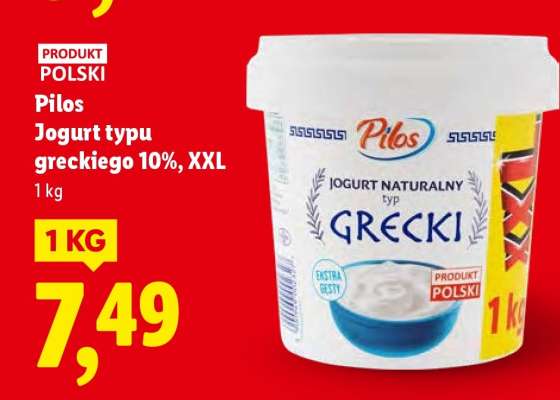 Pilos Jogurt typu greckiego 10%, XXL