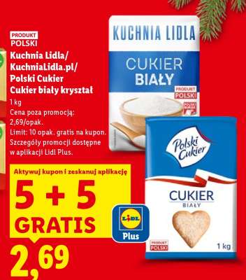 Kuchnia Lidla/Polski Cukier Cukier biały kryształ