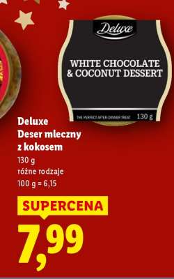 DELUXE Deser mleczny z kokosem