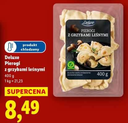 DELUXE Pierogi z grzybami leśnymi