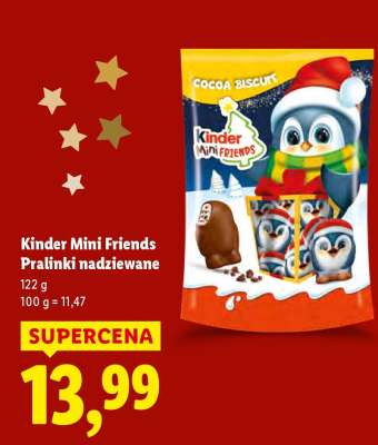 Kinder Mini Friends, pralinki nadziewane