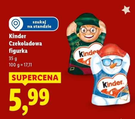 Kinder Czekoladowa figurka