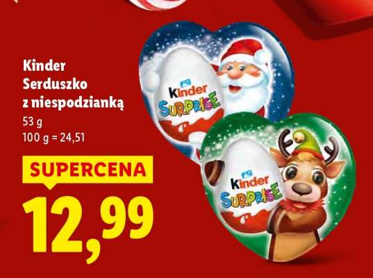 Kinder Serduszko z niespodzianką