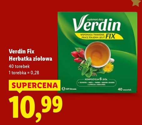 VERDIN FIX Herbatka ziołowa
