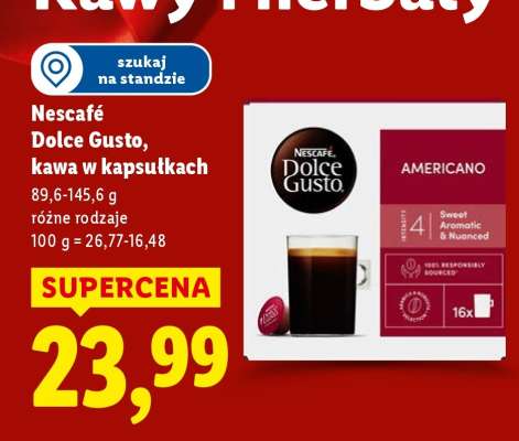 NESCAFÉ DOLCE GUSTO Kawa w kapsułkach