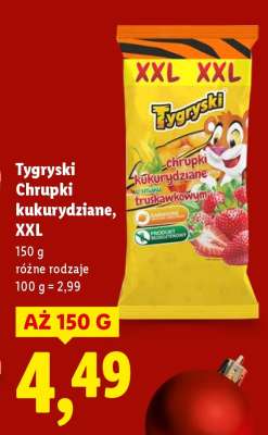 TYGRYSKI Chrupki kukurydziane, XXL