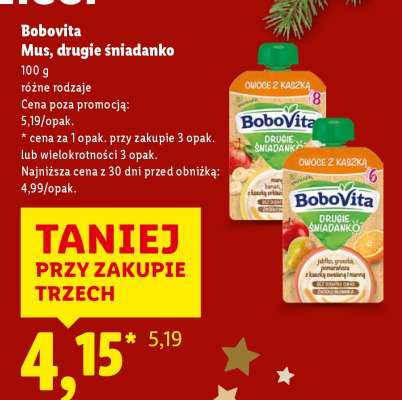 Bobovita Mus, drugie śniadanko