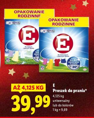 E Proszek do prania