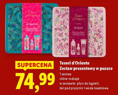 TESORI D'ORIENTE Zestaw prezentowy w puszce