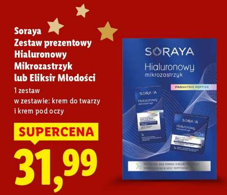 Soraya Zestaw prezentowy Hialuronowy Mikrozastrzyk lub Eliksir Młodości