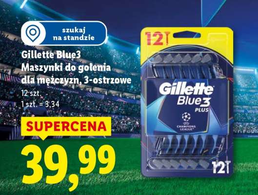 GILLETTE BLUE3 Maszynki do golenia dla mężczyzn, 3-ostrzowe