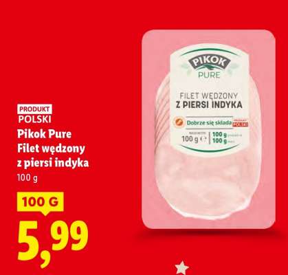 PIKOK PURE Filet wędzony z piersi indyka