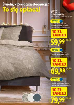 Pościel dwustronna z bawełny satynowej