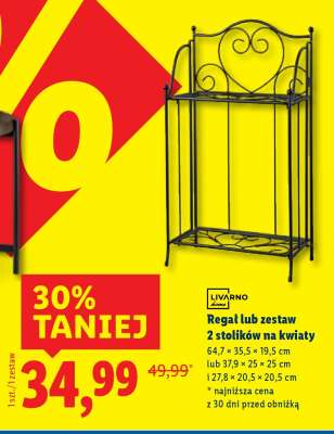 Regał lub zestaw 2 stolików na kwiaty