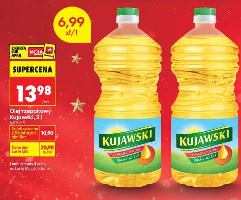 Olej rzepakowy Kujawski, 2 l